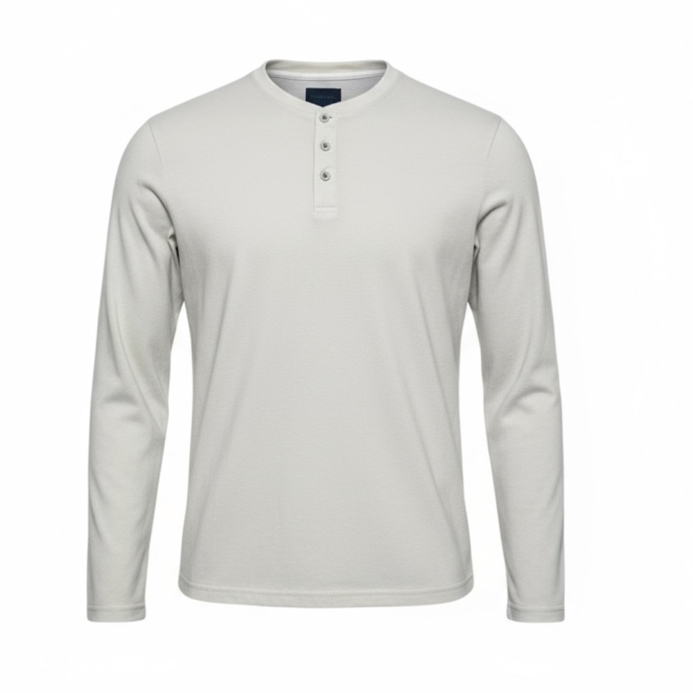 🔆 Nomad‎ by Craft & Flow Cream Long Sleeve Henley (XL)